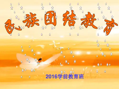 《民族团结教育》PPT课件