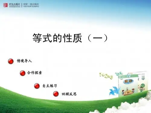 等式的性质(一)
