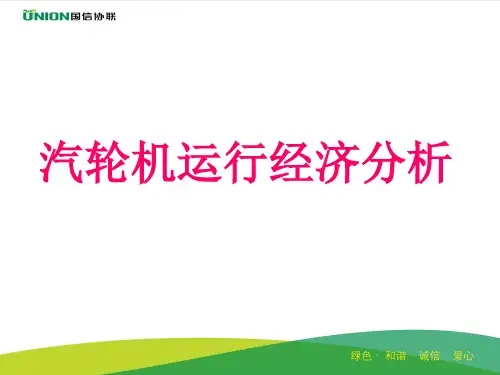 汽轮机运行经济分析..