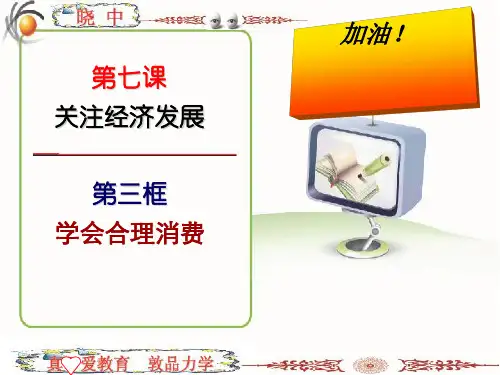 学会合理消费29 人教版PPT课件