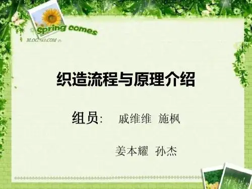 织造流程与原理介绍