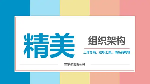 小微企业组织架构图ppt