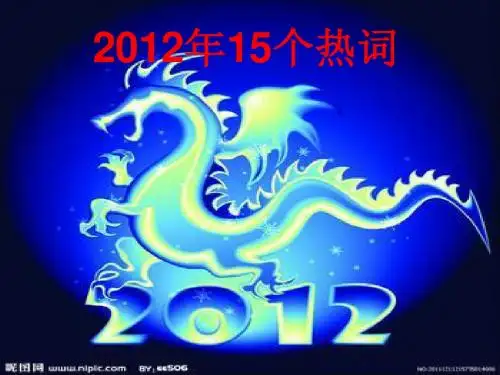 2012年15个热词