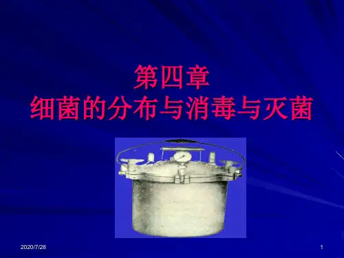 细菌的分布与消毒灭菌