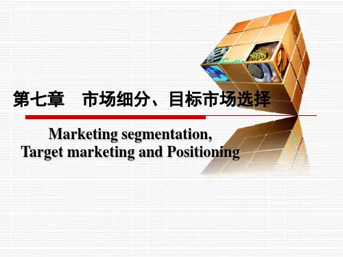 第五章 市场的STP