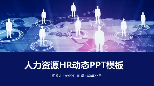 人力资源HR行政部年终总结ppt通用模板