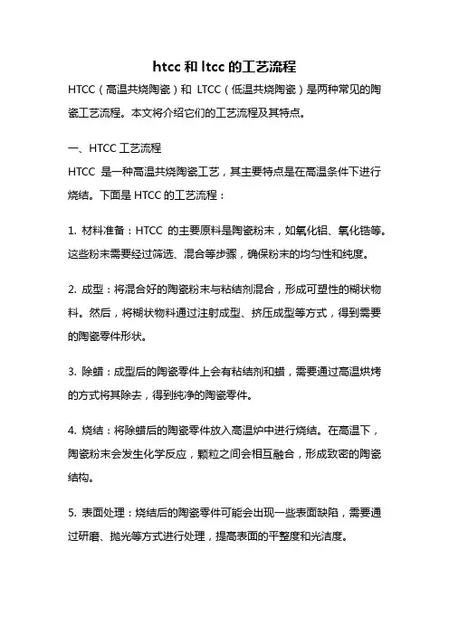 htcc和ltcc的工艺流程