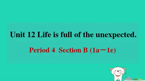 九年级全册Unit12Period4SectionB1a_1e新人教新目标