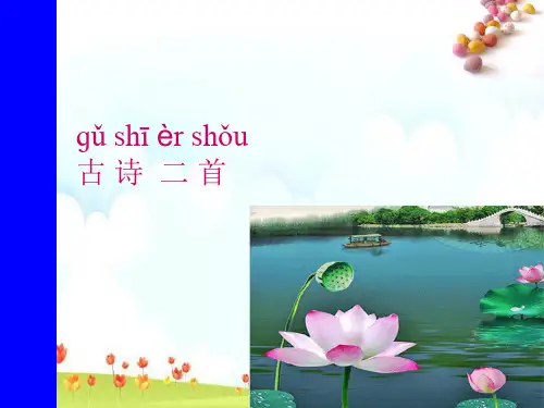 新版一年级下册-12《古诗二首》∣人教(部编版)(共17张PPT)