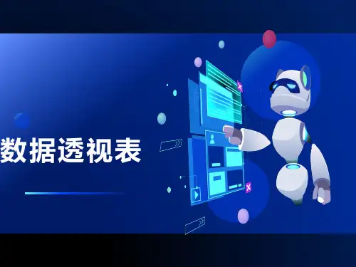 数据透视表