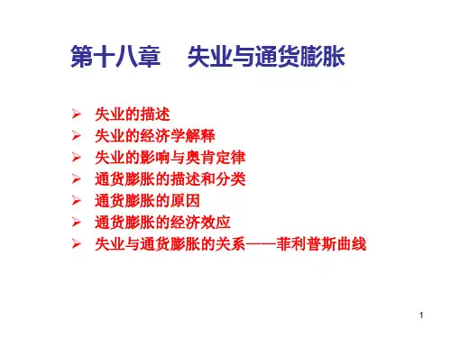 失业和通货膨胀ppt课件
