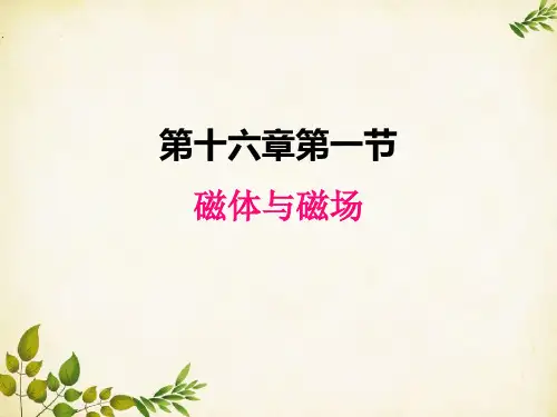 苏科版九年级下册物理 1磁体与磁场 课件