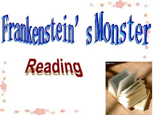 高中英语外研社选修六 Module 5 Frankenstein's-Monster