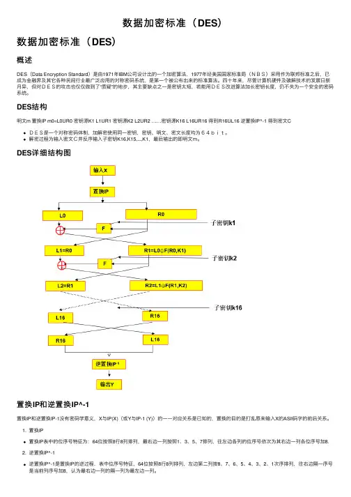 数据加密标准（DES）