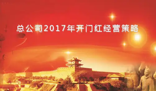银保渠道开门红经营策略33页
