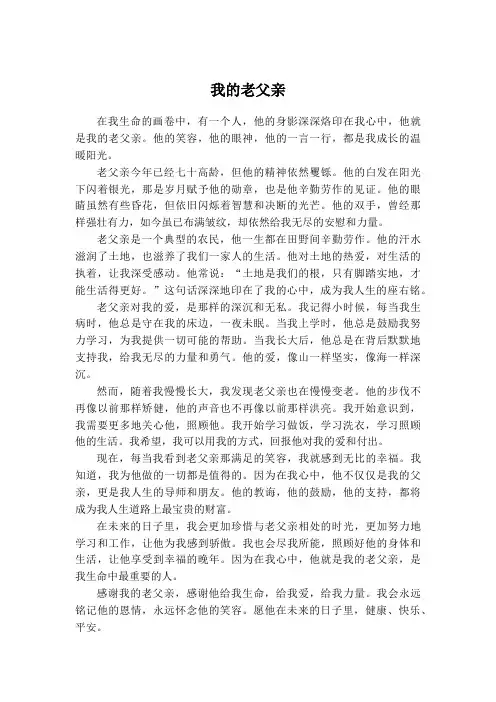 我的老父亲