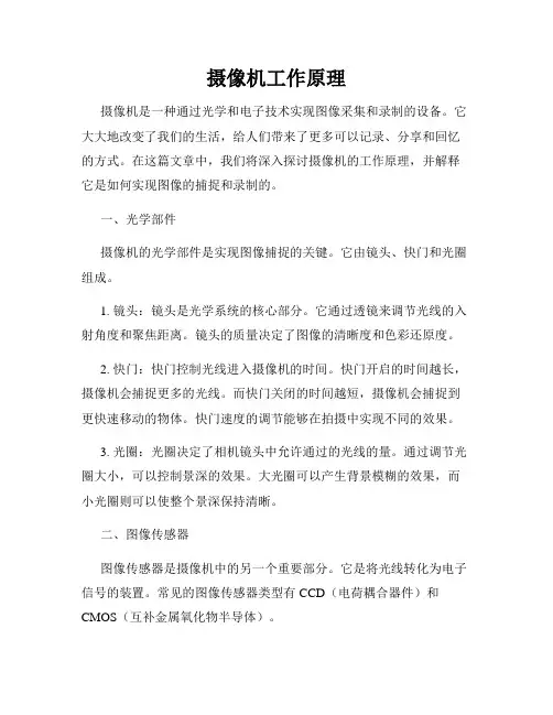 摄像机工作原理