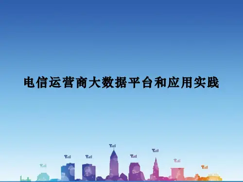 电信运营商大数据应用和大云应用实践