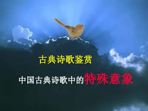 古典诗歌中的特殊意象[中学语文省一等奖课件 PPT省一等奖课件 教学省一等奖课件]