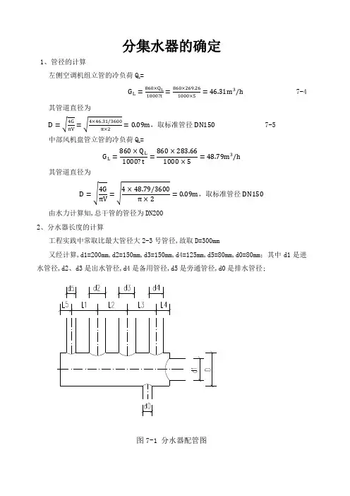 分集水器选型