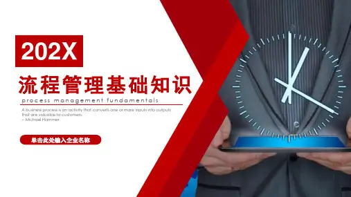 流程管理基础知识培训PPT教育课件