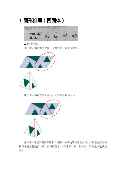 图形推理--四面体小结