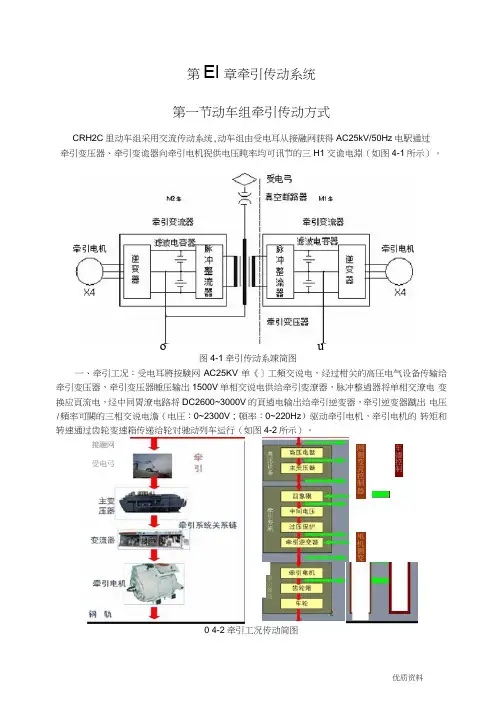 CRH2C型动车组牵引传动系统
