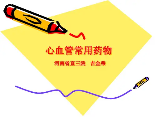 心血管常用药物种类1
