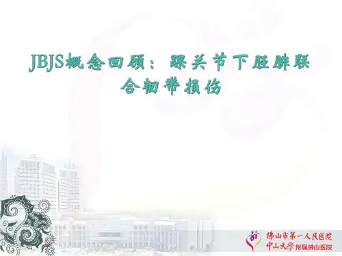 胫腓联合损伤