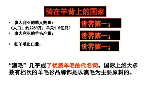 现代化大牧场——以澳大利亚为例30页PPT