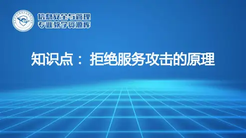 【2021】协议漏洞DOS原理ppt.完整资料PPT