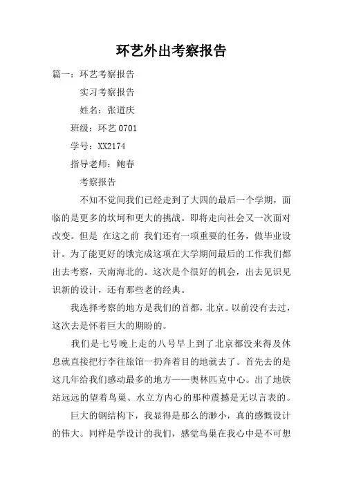 环艺外出考察报告_1