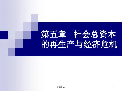 社会总资本的再生产与经济危机