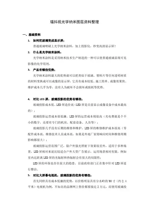 瑥抖视光学纳米图层资料整理