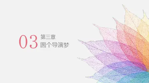 影视导演基础PPT课件(共13章)第三章圆个导演梦