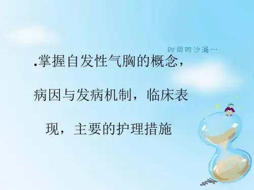 小莫自发性气胸PPT课件