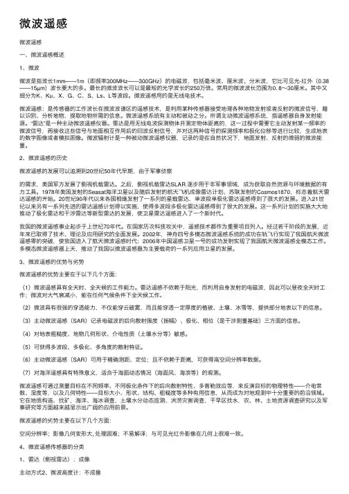 微波遥感——精选推荐