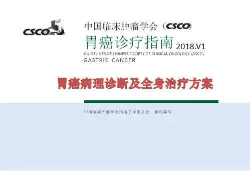 胃癌病理诊断及全身治疗方案