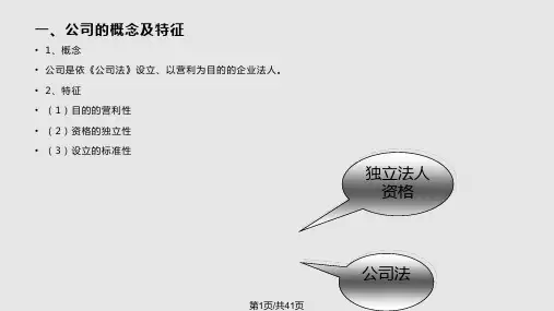 公司法(一PPT课件