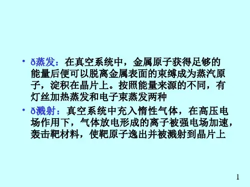 Chap5物理气相沉积