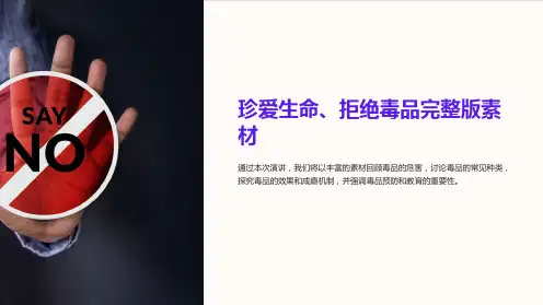 珍爱生命、拒绝毒品完整版素材