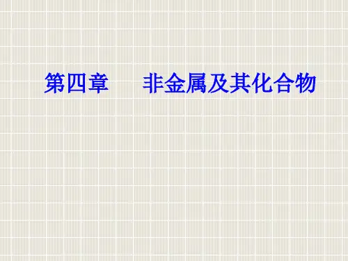 高中化学学业水平测试复习 第四章 非金属及其化合物 专题九 硫、氮及其化合物 考点2 氮及其化合物