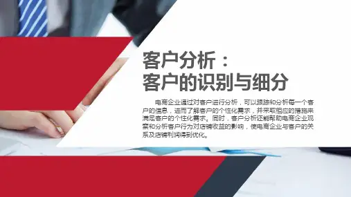 客户分析：客户的识别与细分