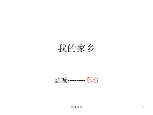 介绍东台  ppt课件