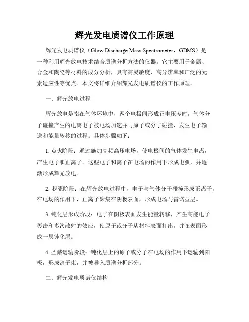 辉光发电质谱仪工作原理