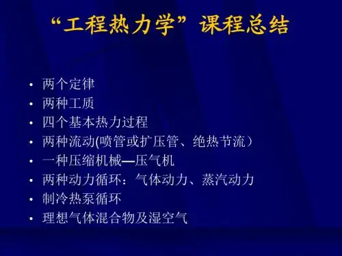 热力学总结