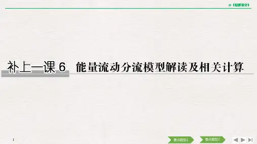 补上一课6能量流动分流模型解读及相关计算