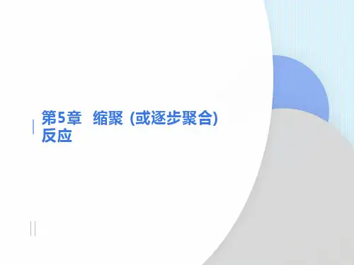 缩聚反应与逐步聚合反应