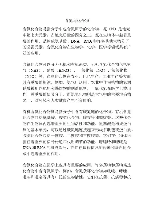 含氮与化合物