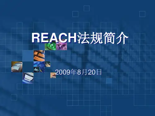 REACH法规简介
